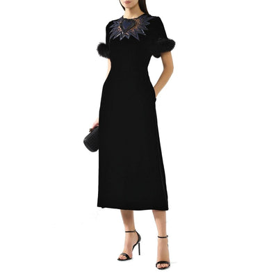 Fendi Black Viscose Casual Dress