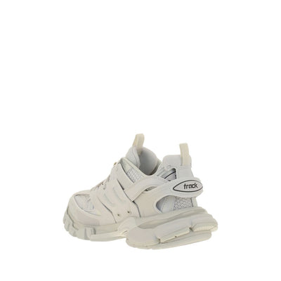 Balenciaga White Polyethylene Athletic Sneakers
