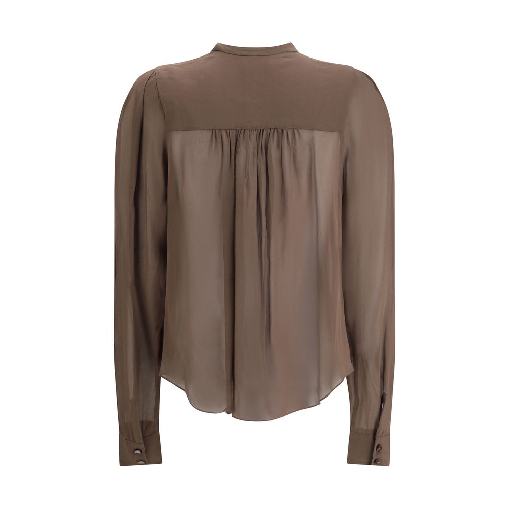 Marant Etoile Brown Viscose Top