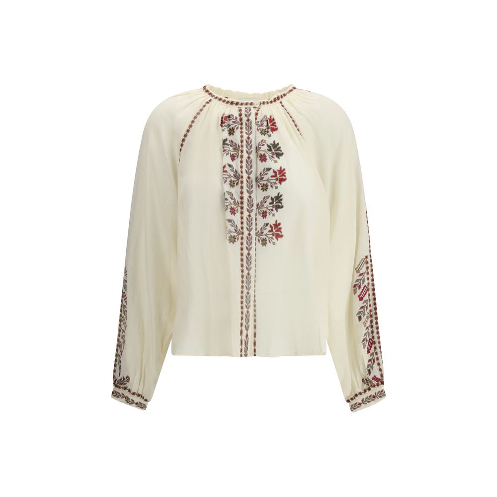 Marant Etoile White Cotton Top