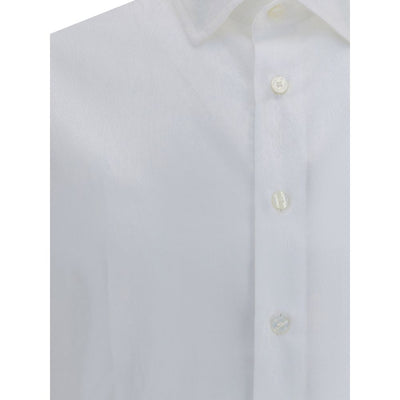 Etro White Cotton Dress Shirt