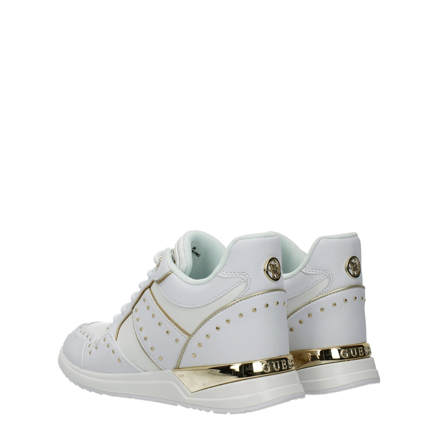 Guess White Polyethylene Sneakers