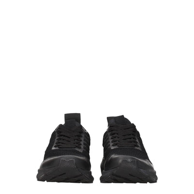 Veja Black Fabric Athletic Sneakers