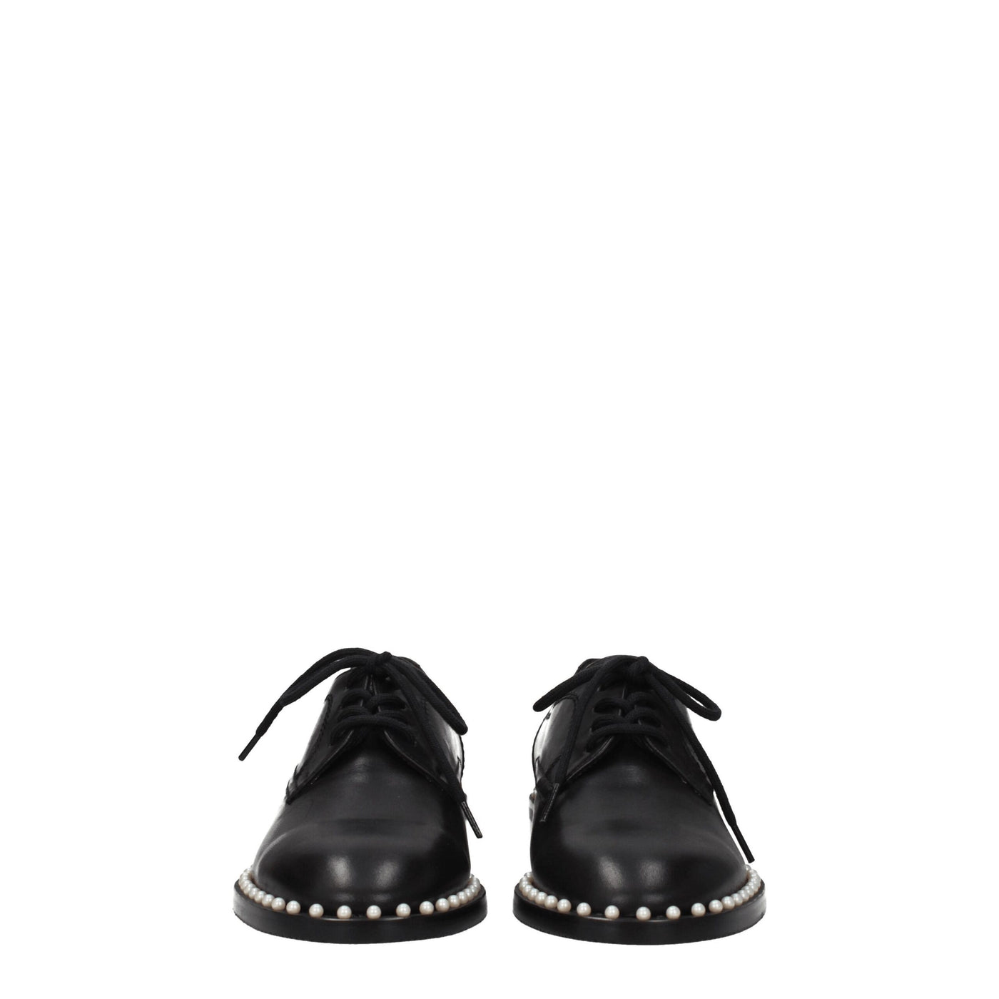 Stuart Weitzman Black Leather Oxfords And Derbies