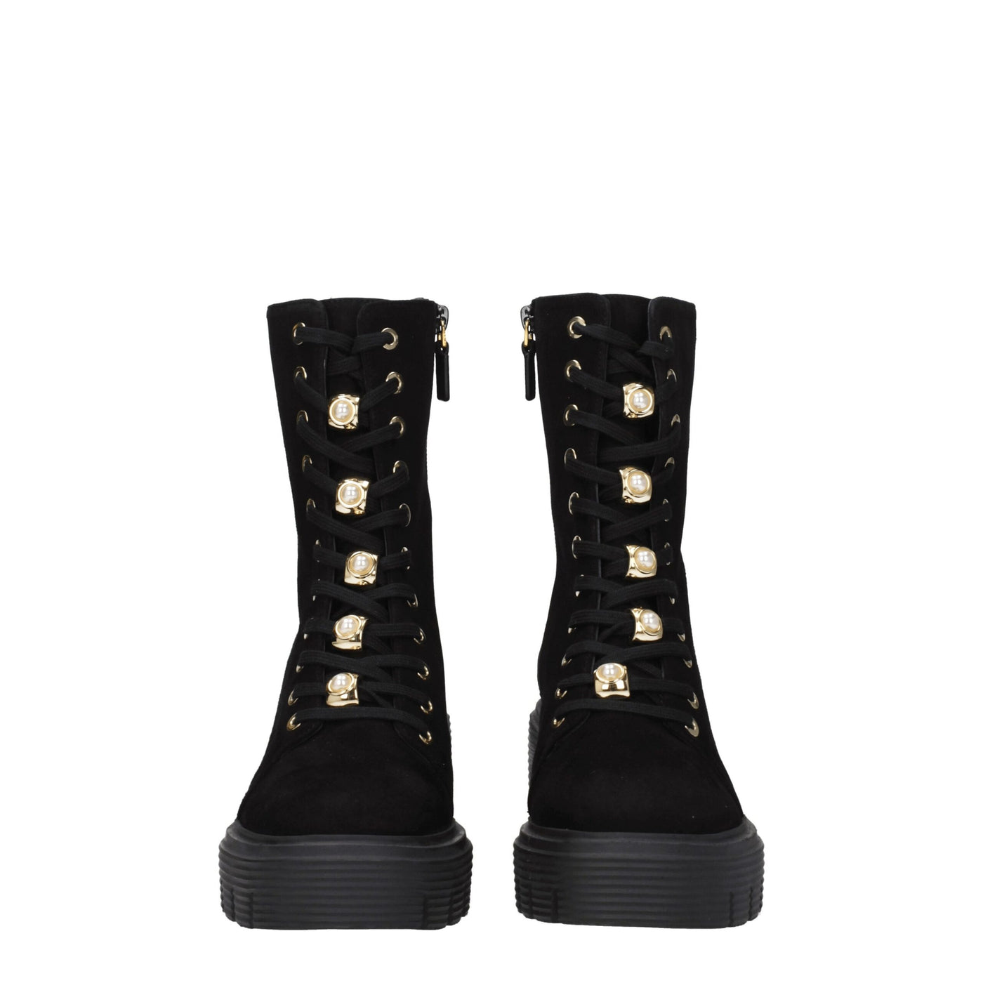 Stuart Weitzman Black Leather Ankle Boots