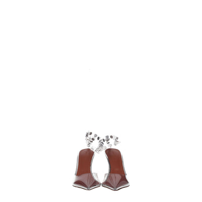 Amina Muaddi Transparent Pvc High Heel Pumps