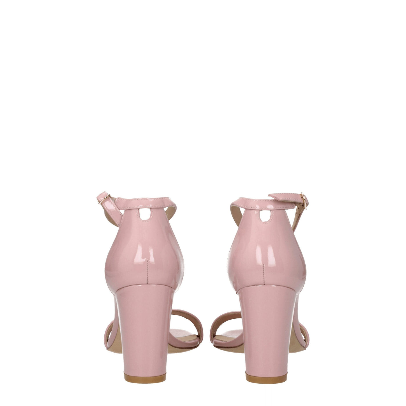 Stuart Weitzman Pink Leather Stiletto Heel Sandals