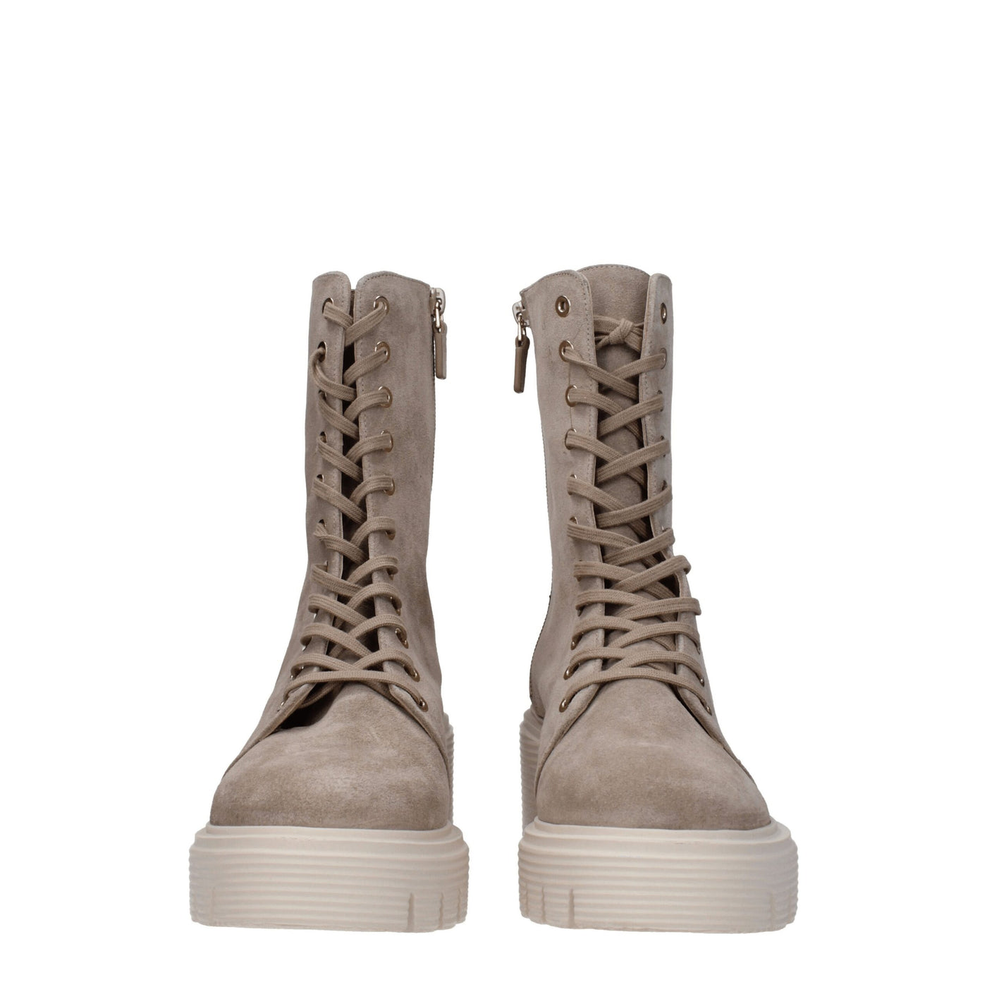 Stuart Weitzman Beige Leather Ankle Boots