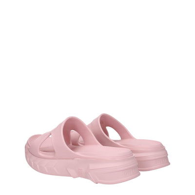 Givenchy Pink Cotton Slippers