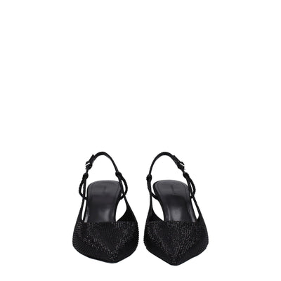 Givenchy Black Fabric High Heel Pumps