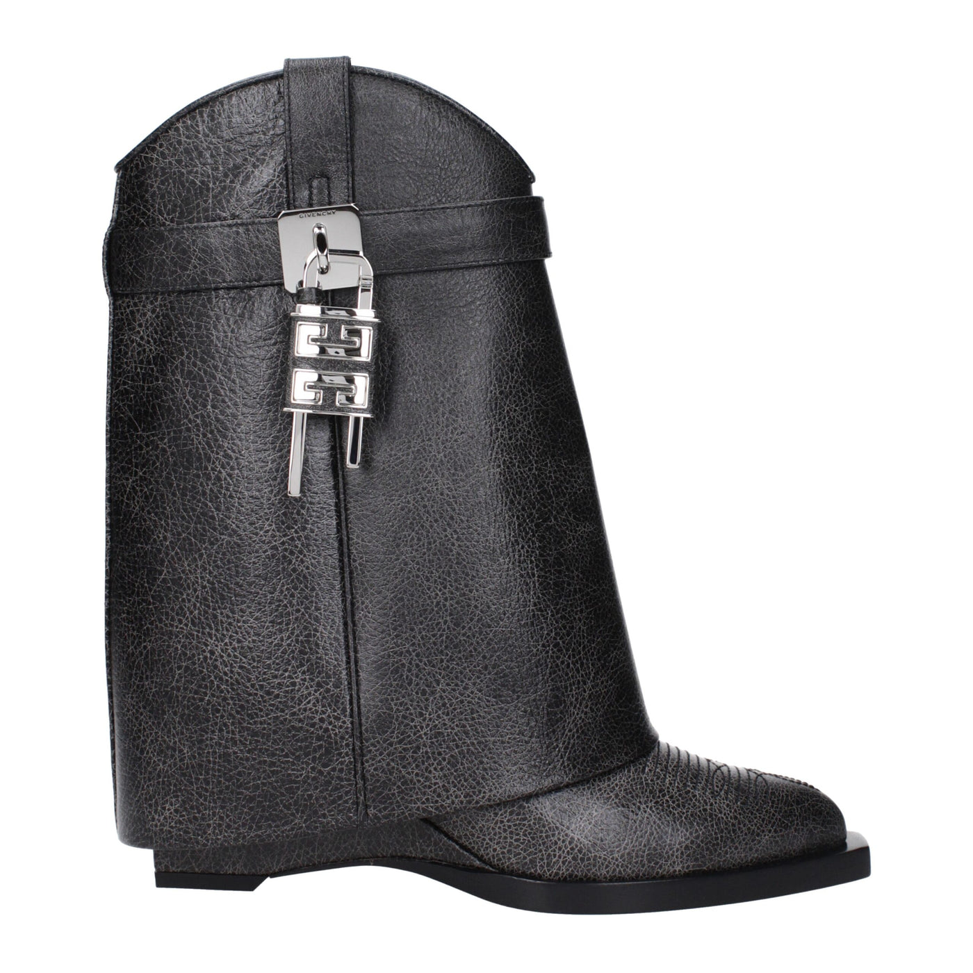 Givenchy Black Leather Ankle Boots