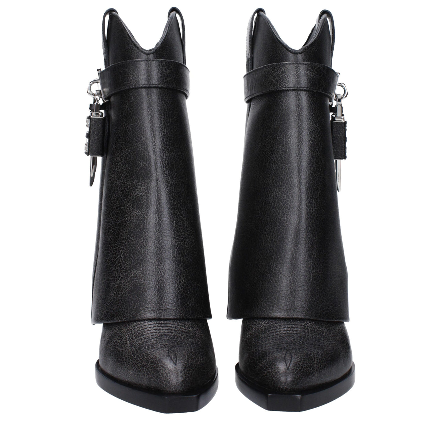 Givenchy Black Leather Ankle Boots
