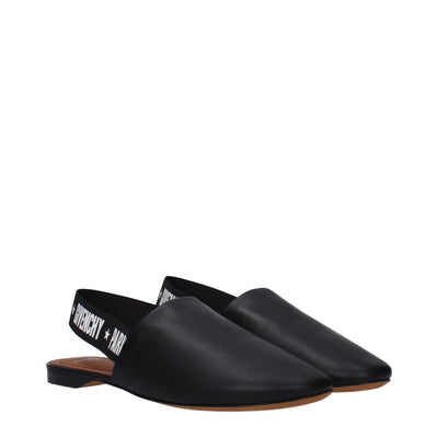 Givenchy Black Leather Slides