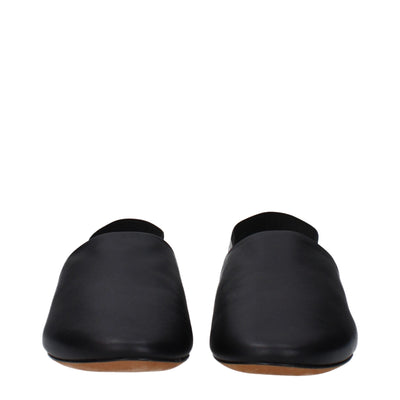 Givenchy Black Leather Slides