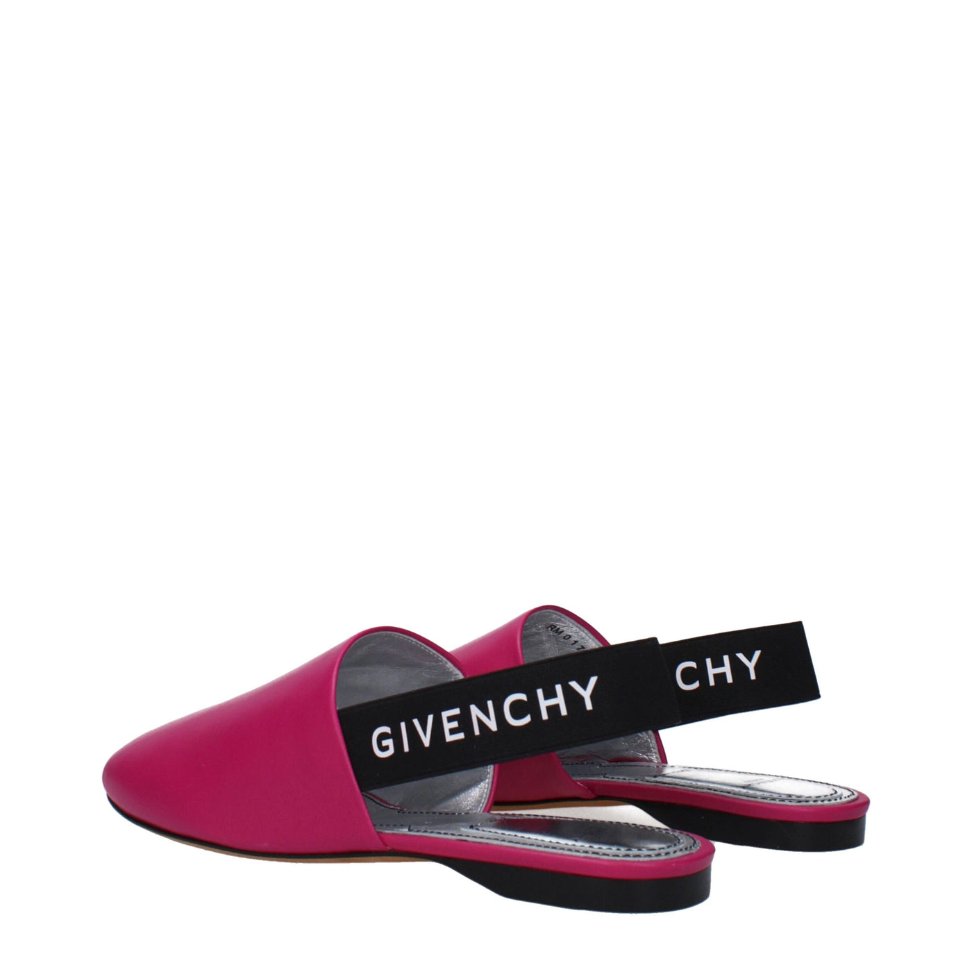 Givenchy Pink Leather Flat Sandals