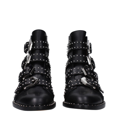 Givenchy Black Leather Ankle Boots