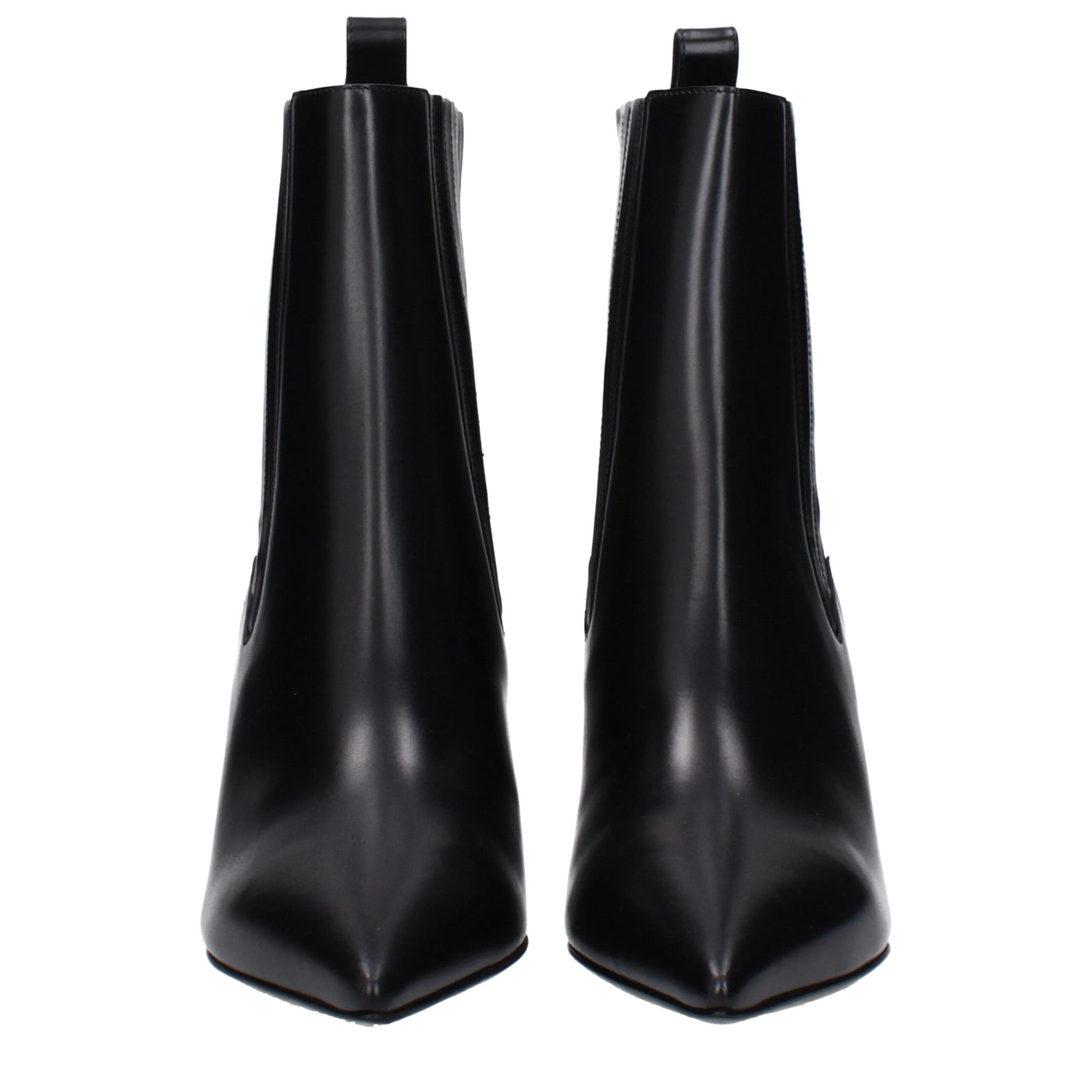 Valentino Garavani Black Leather Ankle Boots