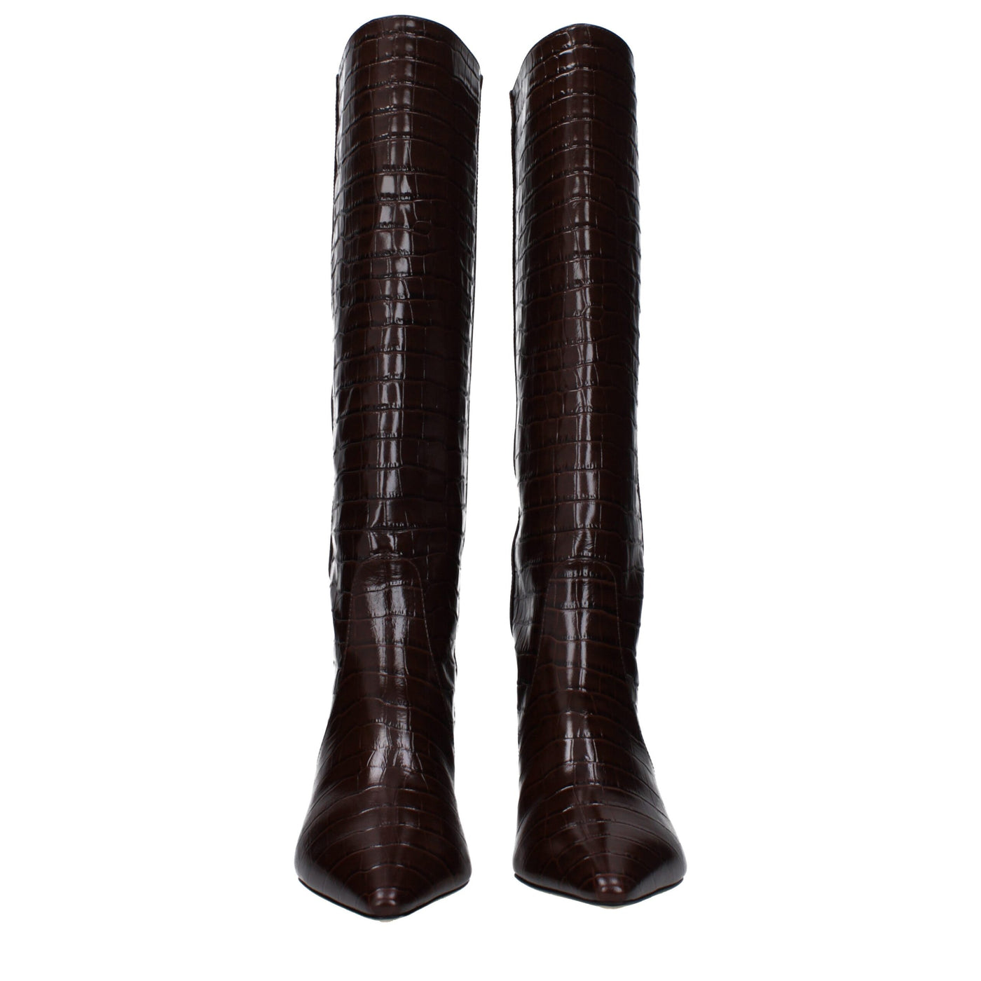 Stuart Weitzman Brown Leather High Heel Boots
