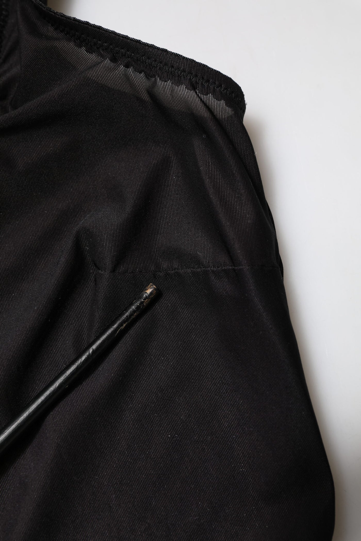 Dolce & Gabbana Black Nylon Sleeveless Round Neck Tank Top