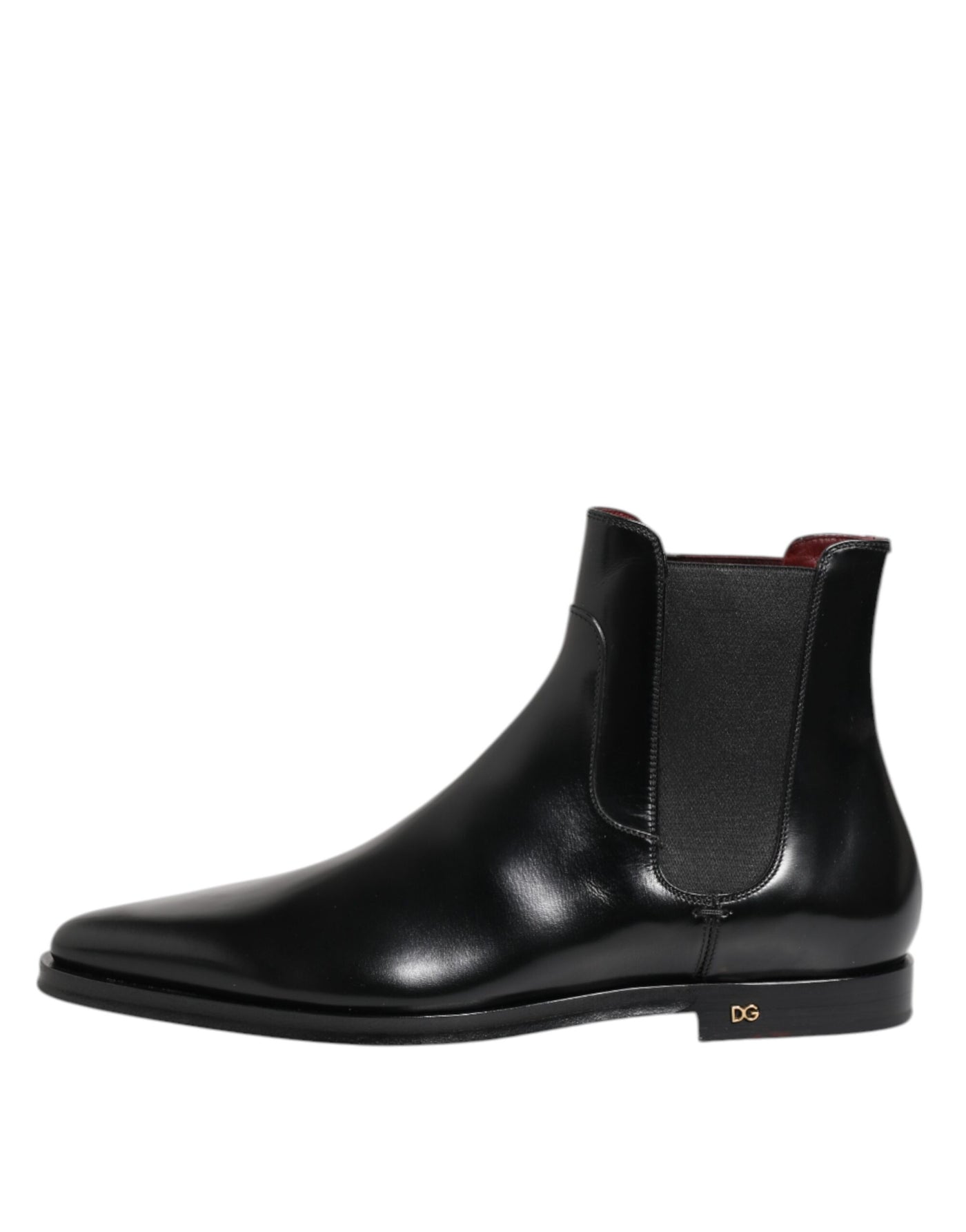 Dolce & Gabbana Black Leather MILLENIALS Mid Calf Boots Shoes