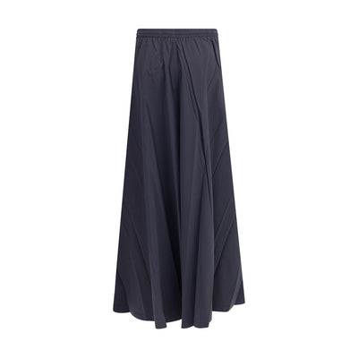 Balenciaga Blue Polyester Long Skirt