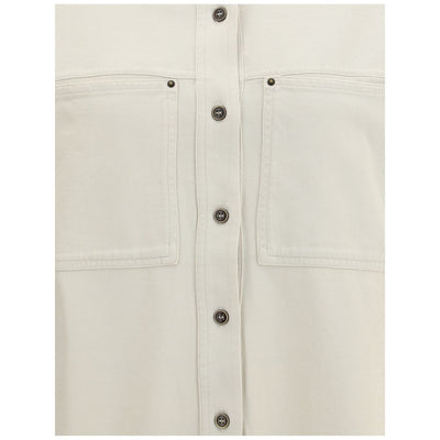 Marant Etoile White Cotton Dress Shirt