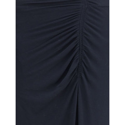 Marant Etoile Black Modal Casual Dress