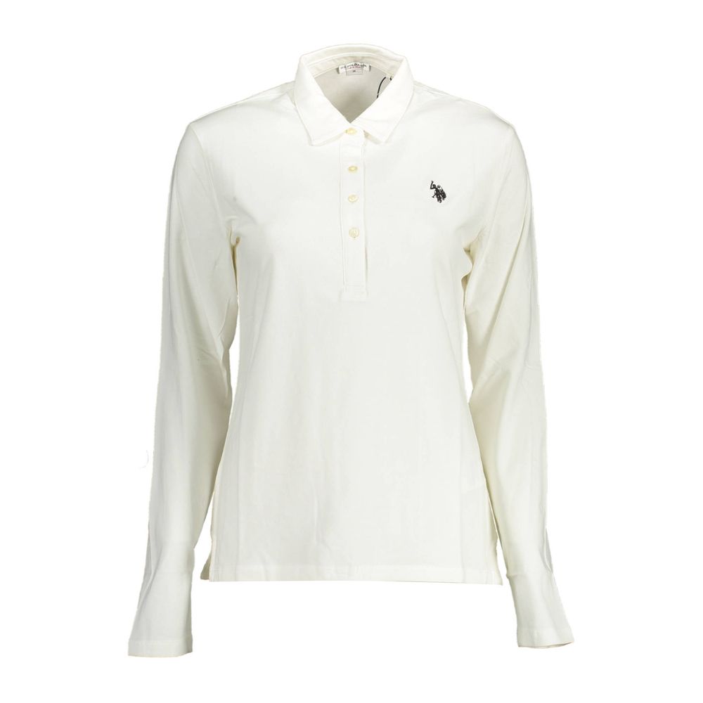 U.S. POLO ASSN. White Cotton Polo Shirt