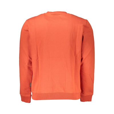 Napapijri Red Cotton Men Sweatshirt