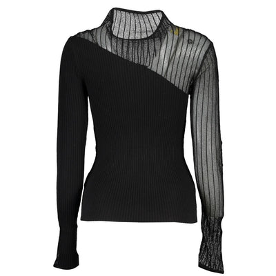 Patrizia Pepe Black Polyester Sweater