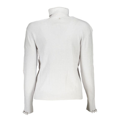 Patrizia Pepe Gray Cotton Sweater