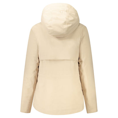 K-WAY Beige Polyester Jackets & Coat
