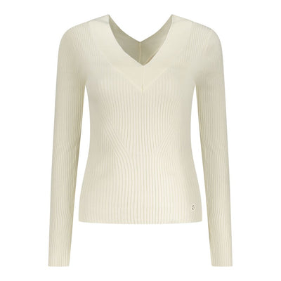 Guess Jeans White Viscose Sweater