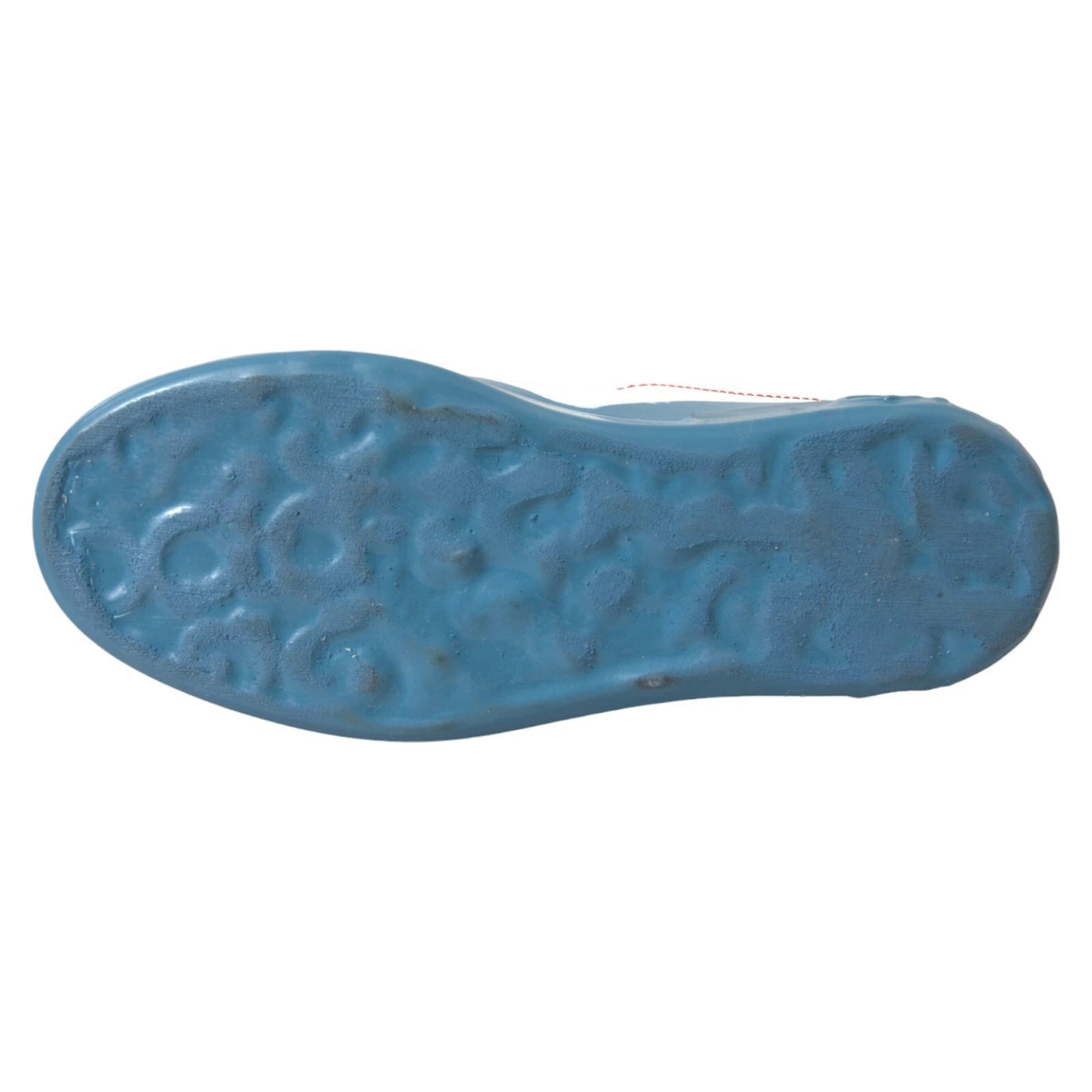 Dolce & Gabbana Blue White Printed Portofino Melt Sneakers