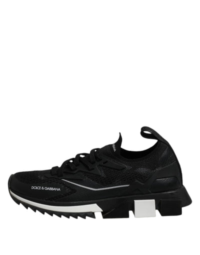 Dolce & Gabbana Black SORRENTO Lace Up Men Sneakers Shoes