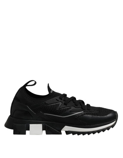 Dolce & Gabbana Black SORRENTO Lace Up Men Sneakers Shoes