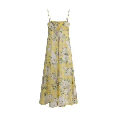 Zimmermann Yellow Linen Casual Dress