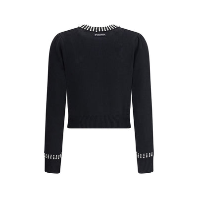 PINKO Black Nylon Cardigan