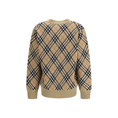 Burberry Brown Wool Cardigan