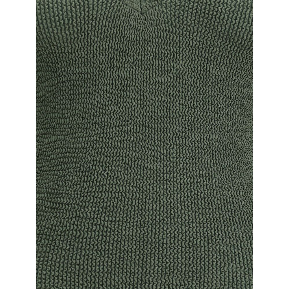 Hunza G Green Polyamide One-Piece Swimsuit