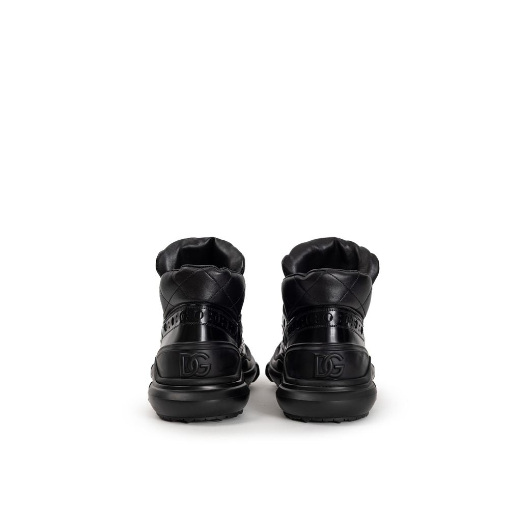 Dolce & Gabbana Black Leather Oxfords And Derbies