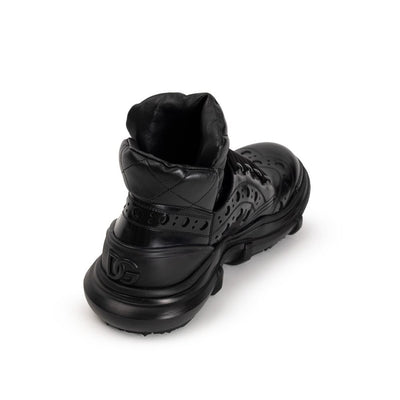 Dolce & Gabbana Black Leather Oxfords And Derbies