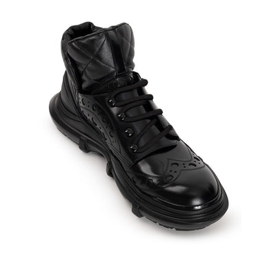 Dolce & Gabbana Black Leather Oxfords And Derbies