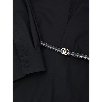 Gucci Black Wool Jumpsuit