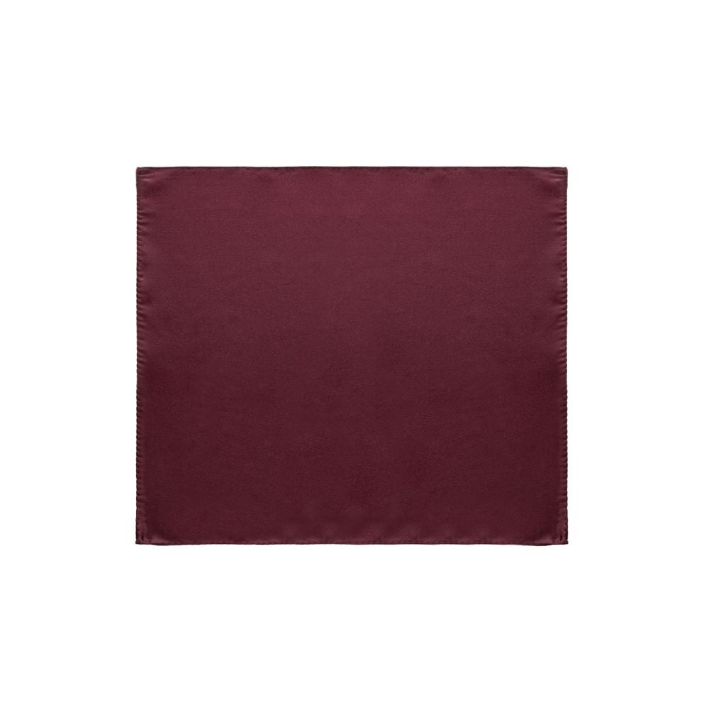 Dolce & Gabbana Bordeaux Silk Pocket Square