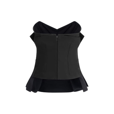 Alexander McQueen Black Polyester Top