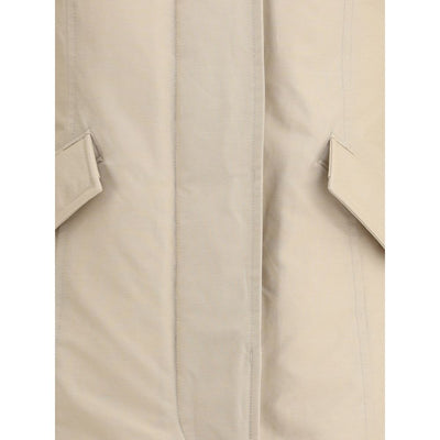 Woolrich Beige Cotton Parka