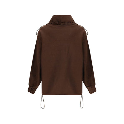 The Attico Brown Cotton Sweatshirt