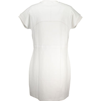 Napapijri White Cotton Dress