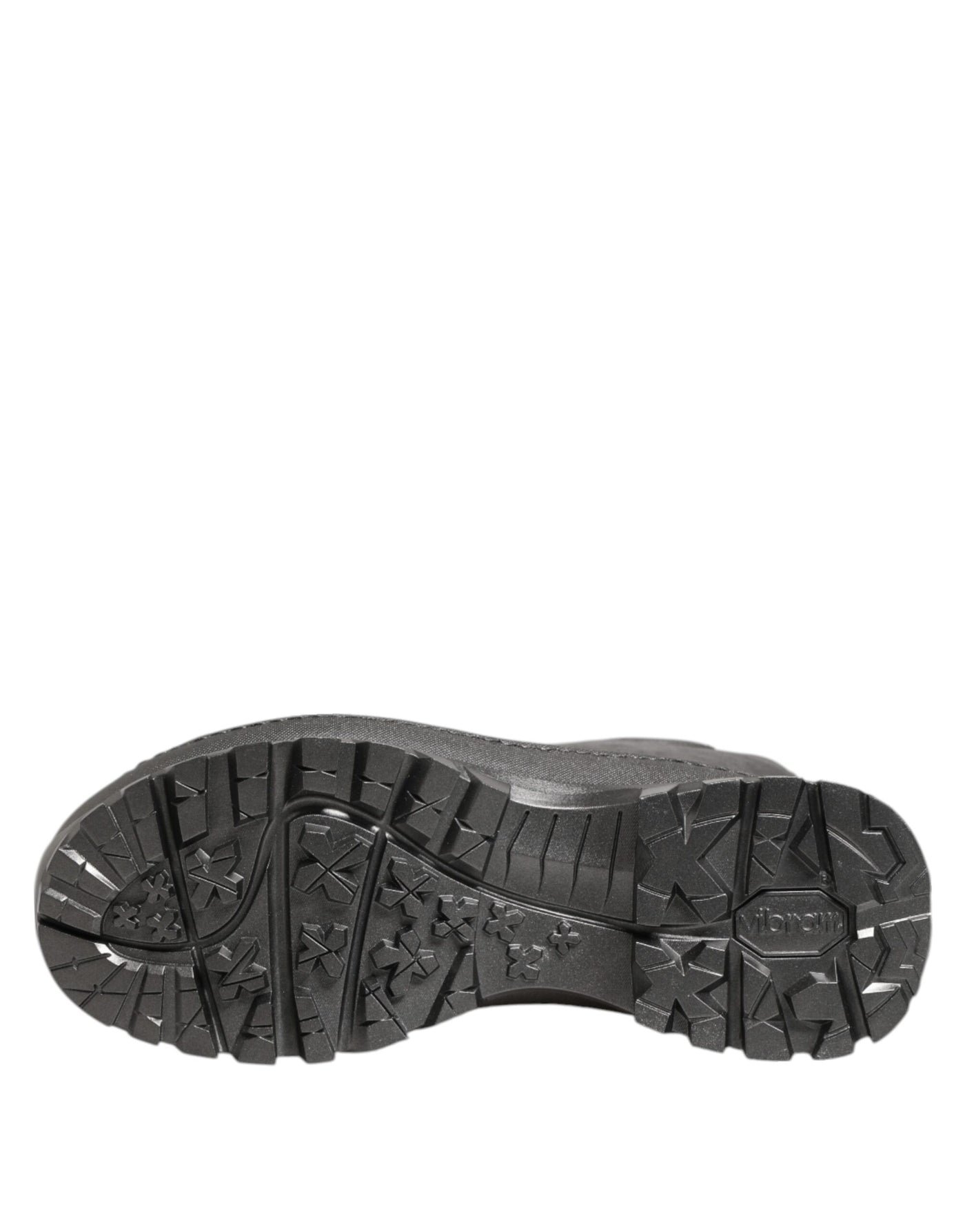 Dolce & Gabbana Black Argento Pull On Rain Boots Shoes